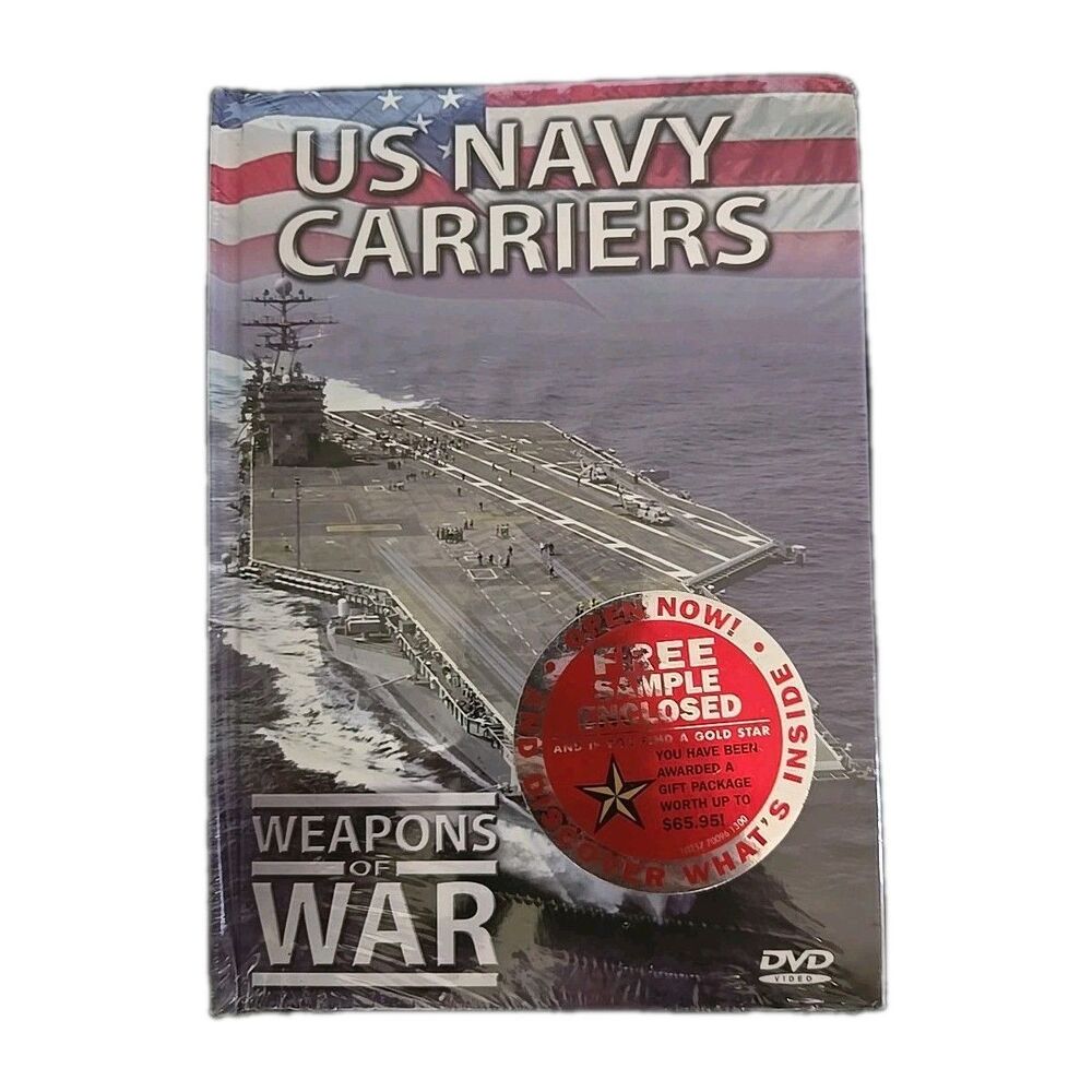 US U.S. Navy Carriers Weapons of War DVD Combat Military Documentary NEW Sealed
